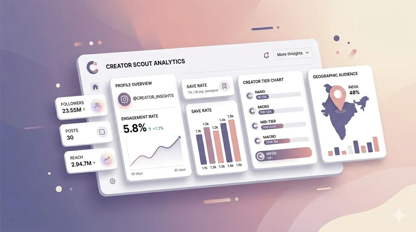 What's a Good Engagement Rate for Instagram and YouTube in India? (2026 Data)